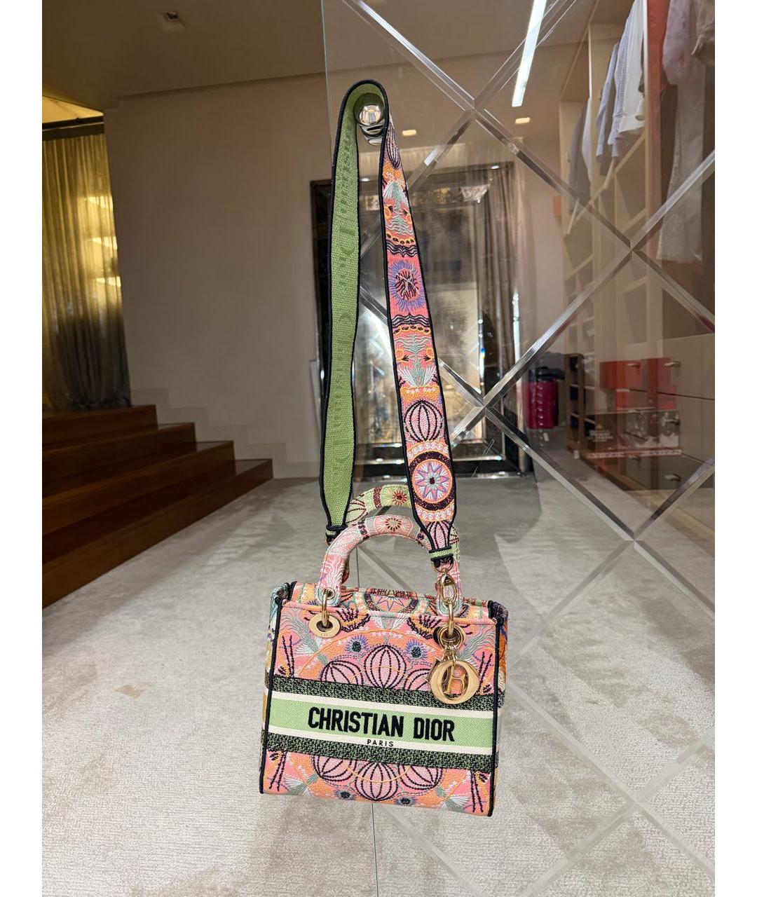 CHRISTIAN DIOR Мульти тканевая сумка через плечо, фото 2