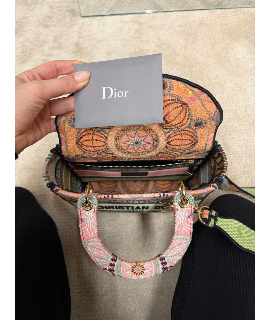 CHRISTIAN DIOR Мульти тканевая сумка через плечо, фото 6