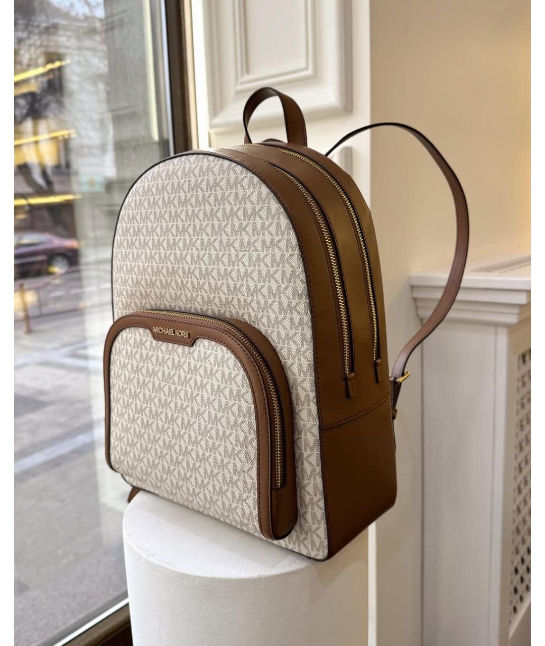 MICHAEL KORS Бежевый рюкзак, фото 4