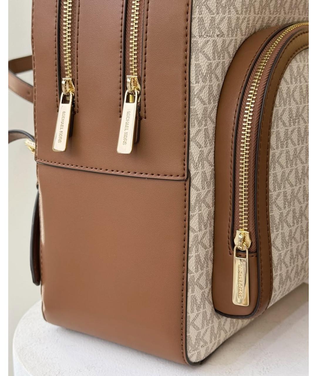 MICHAEL KORS Бежевый рюкзак, фото 6