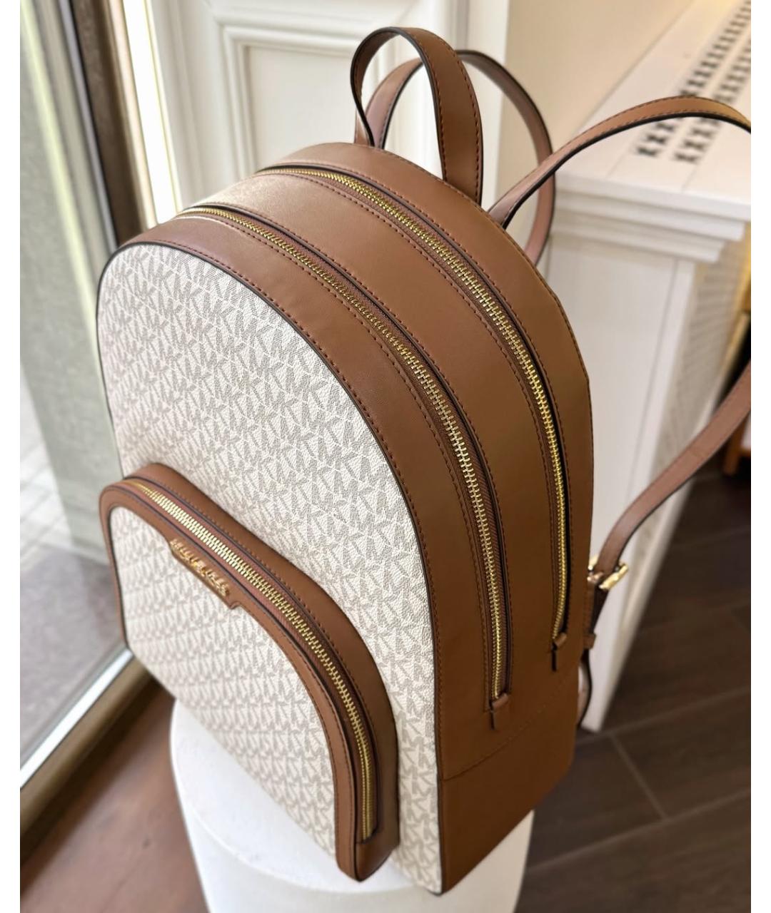 MICHAEL KORS Бежевый рюкзак, фото 5