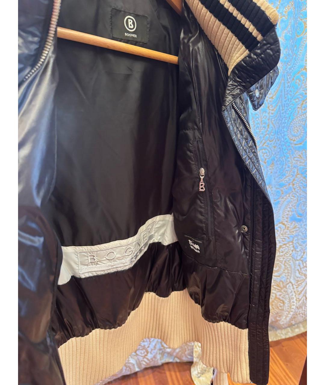 BOGNER Черная полиамидовая куртка, фото 3