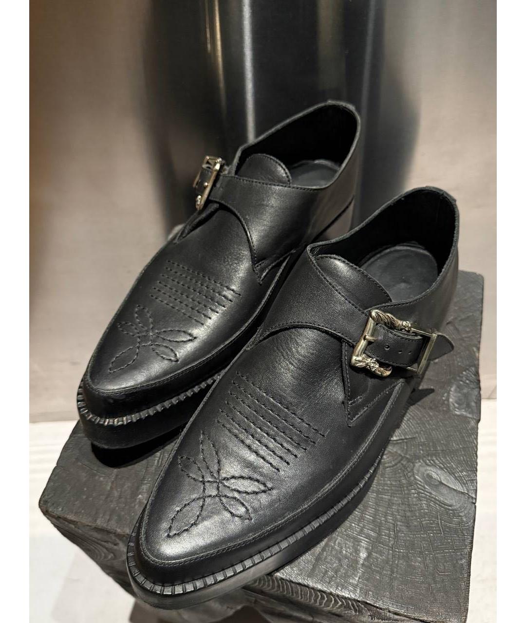 Enfants Riches Déprimés Черные кожаные туфли, фото 2