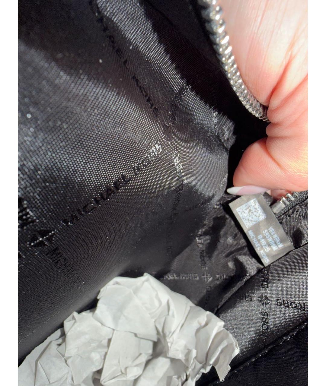 MICHAEL MICHAEL KORS Черная сумка через плечо, фото 4