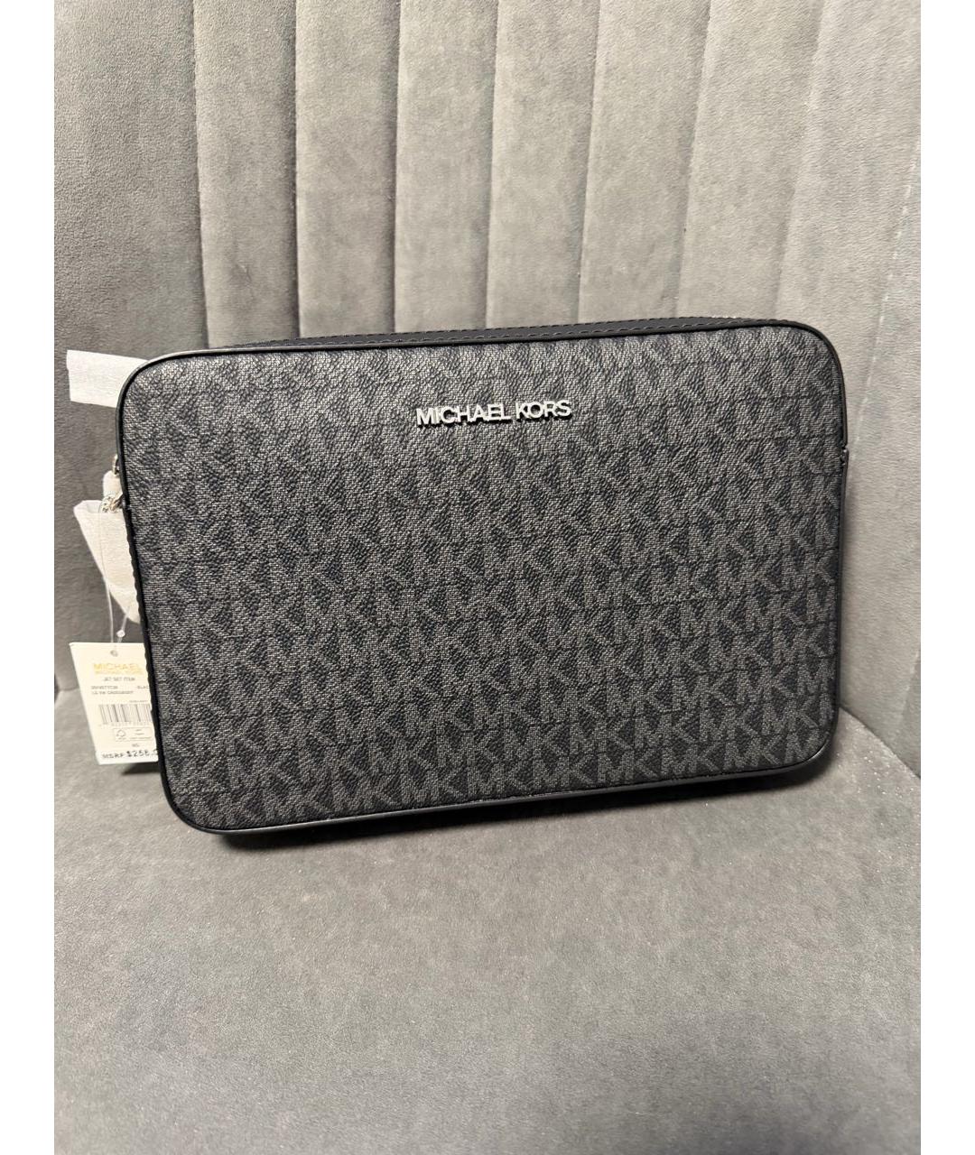 MICHAEL MICHAEL KORS Черная сумка через плечо, фото 6