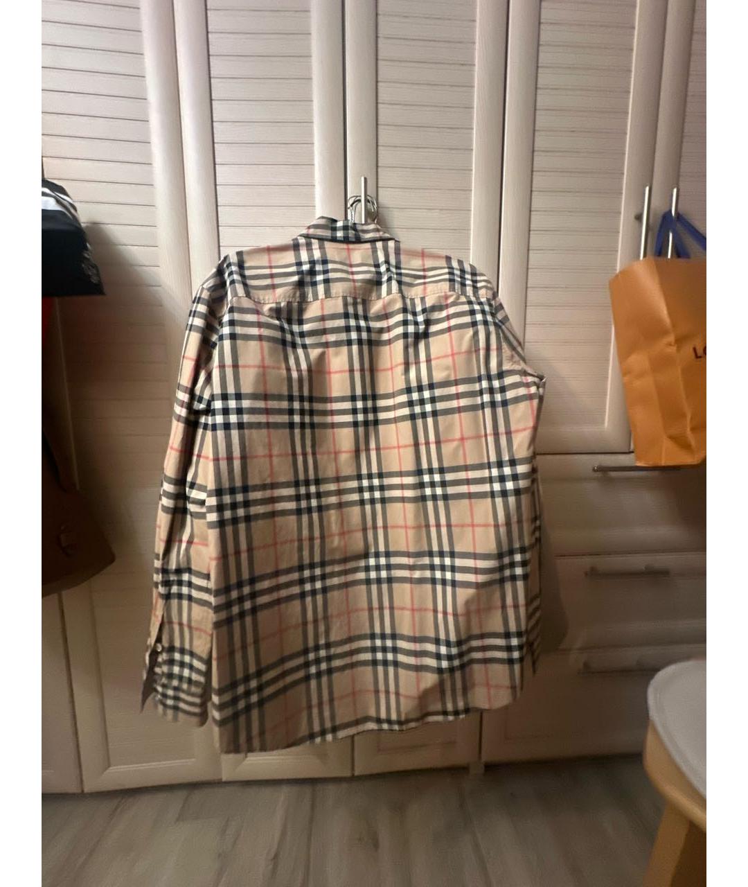 BURBERRY Мульти хлопковая кэжуал рубашка, фото 2