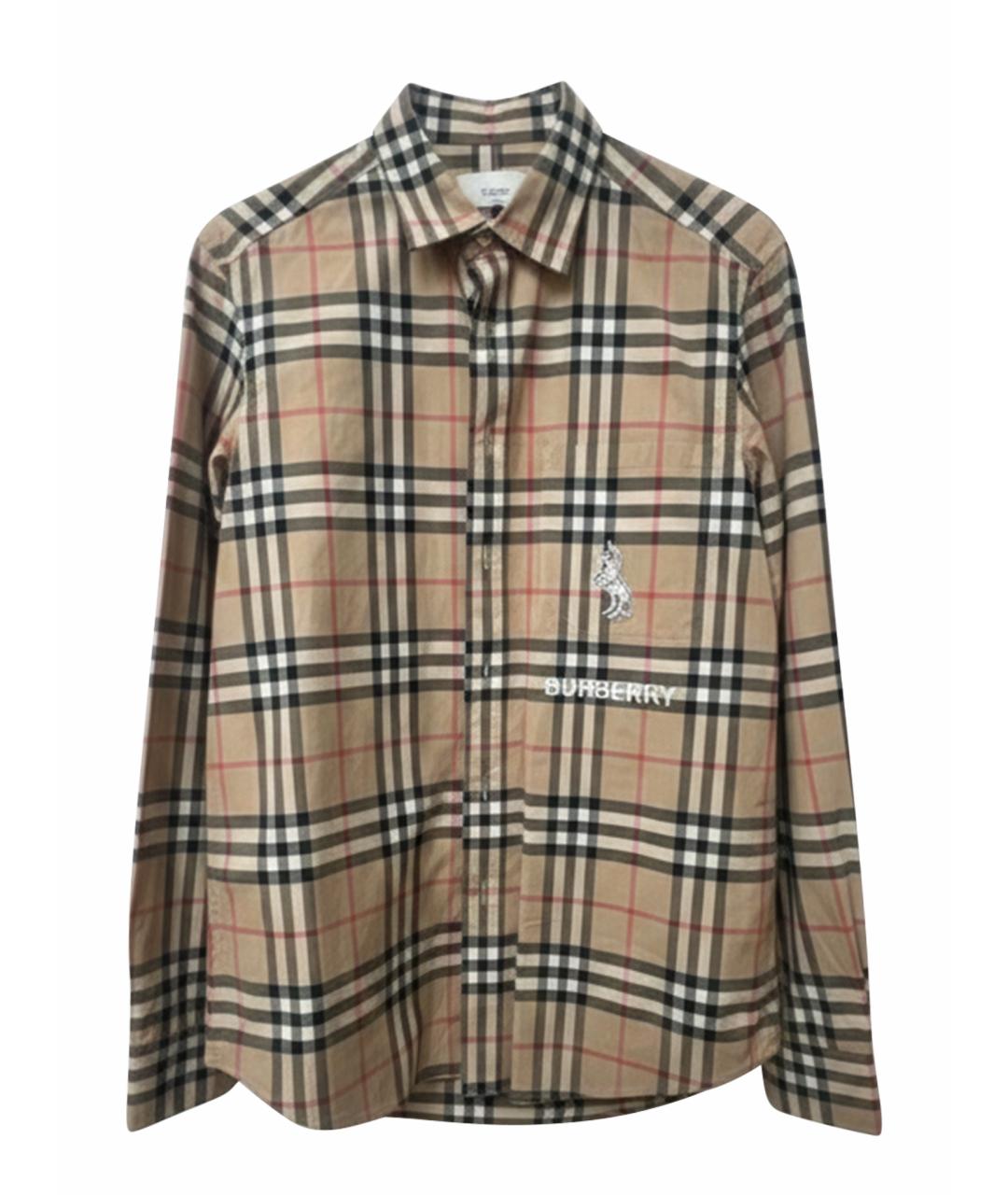 BURBERRY Мульти хлопковая кэжуал рубашка, фото 1