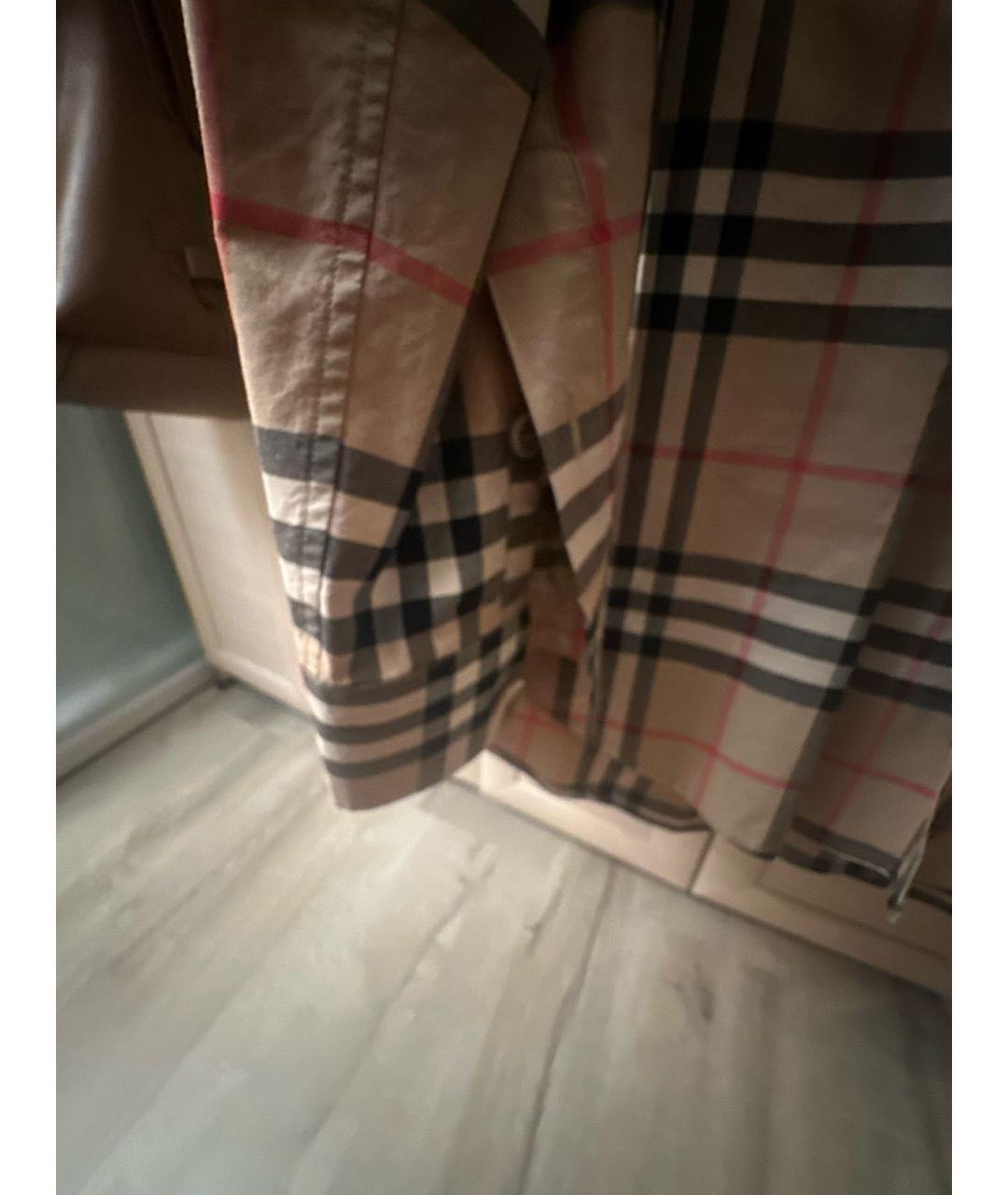 BURBERRY Мульти хлопковая кэжуал рубашка, фото 4