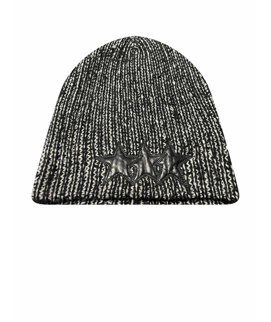 CHROME HEARTS Антрацитовая шерстяная шапка, фото 1