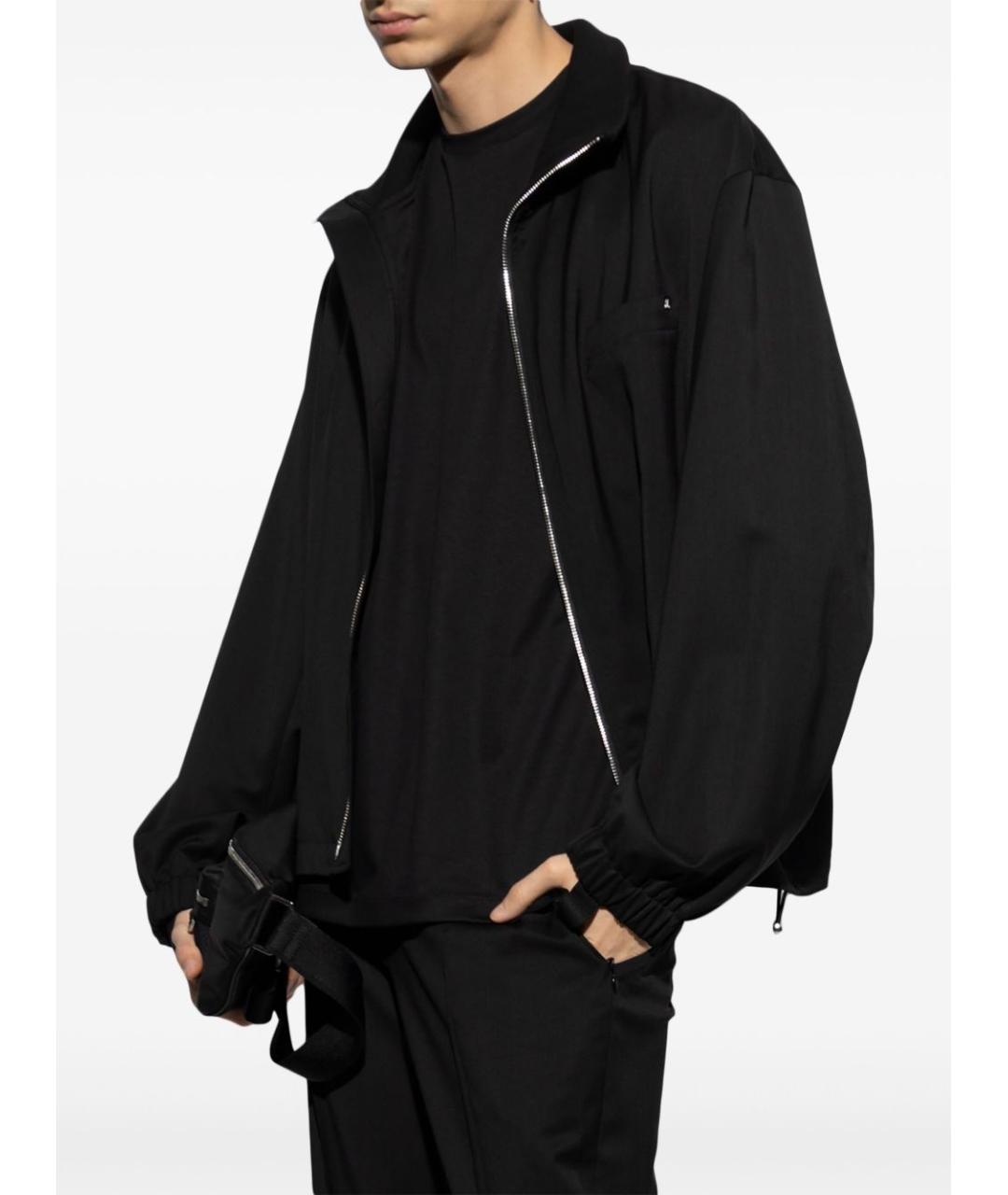 GIORGIO ARMANI Черная хлопковая футболка, фото 4