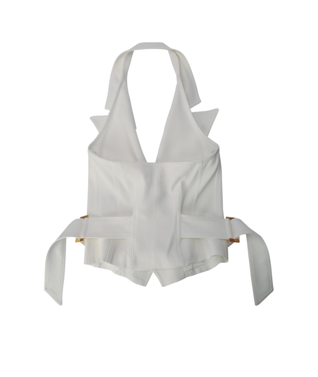 ELISABETTA FRANCHI Бежевый жилет, фото 2