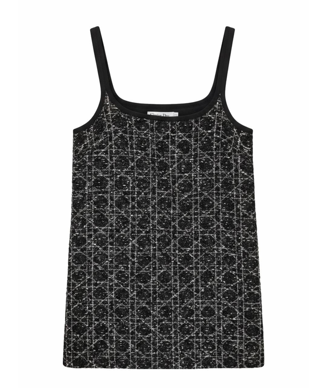 CHRISTIAN DIOR Черное деним вечернее платье, фото 1