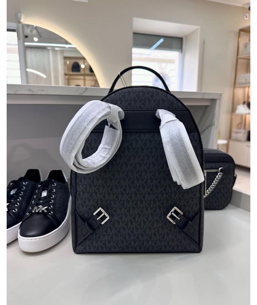 MICHAEL KORS Черный рюкзак, фото 5