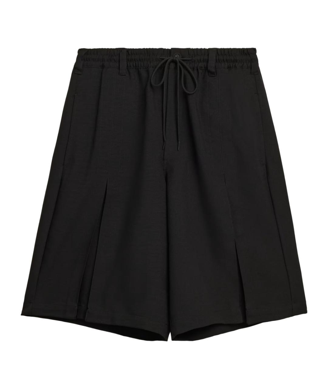 Y-3 Черные полиэстеровые шорты, фото 2