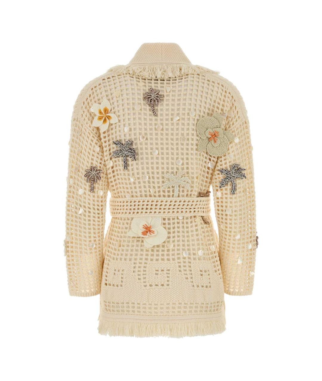 ALANUI Бежевый хлопковый кардиган, фото 2