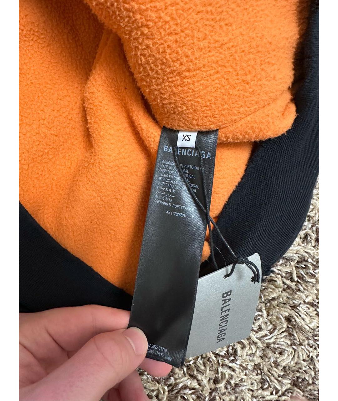 BALENCIAGA Черная хлопковая куртка, фото 4