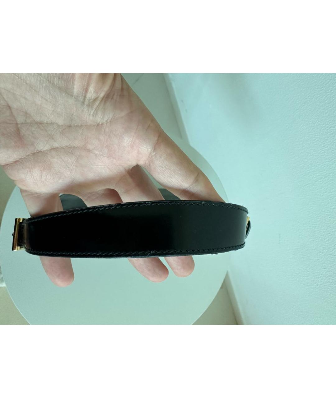 PRADA Черная кожаная сумка с короткими ручками, фото 5