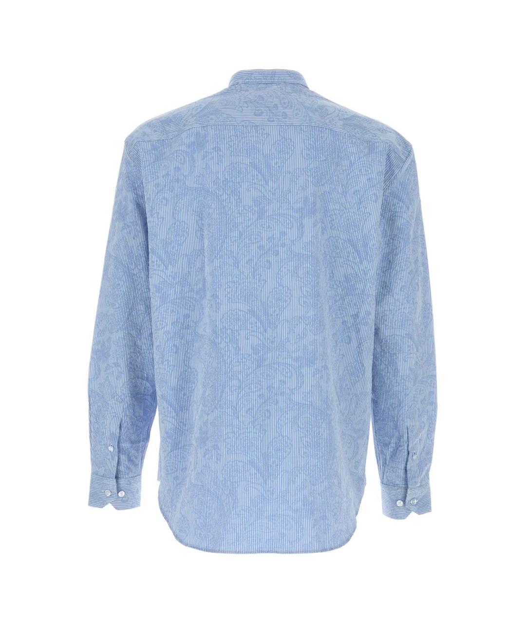 ETRO Голубая хлопковая кэжуал рубашка, фото 2