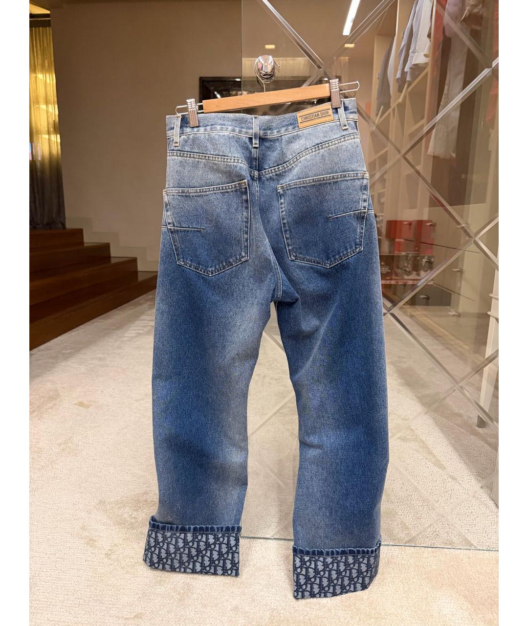 CHRISTIAN DIOR Синие прямые джинсы, фото 2