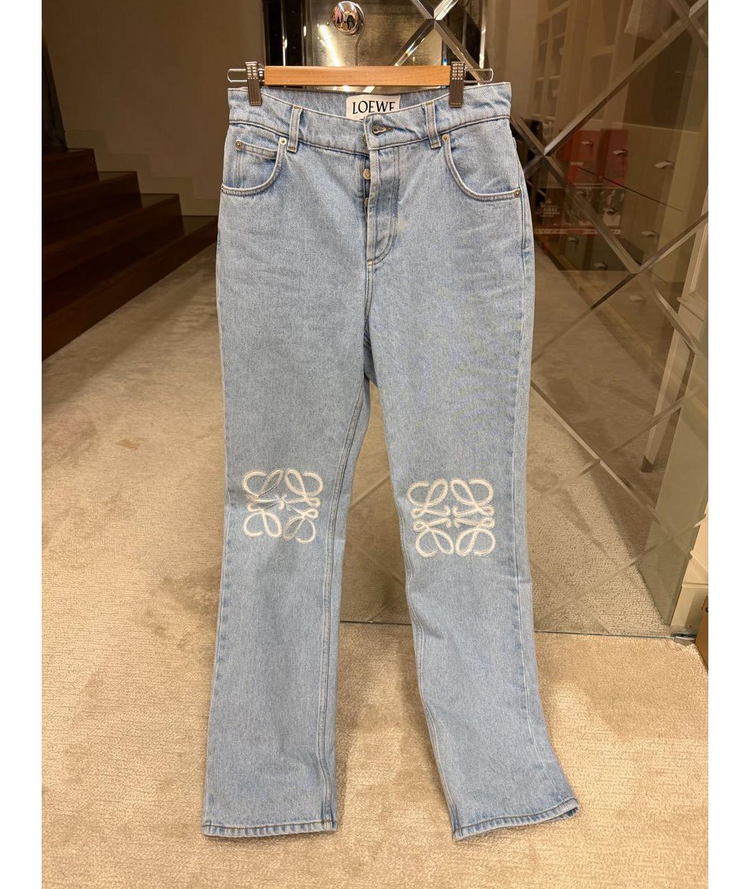 LOEWE Голубые джинсы слим, фото 2