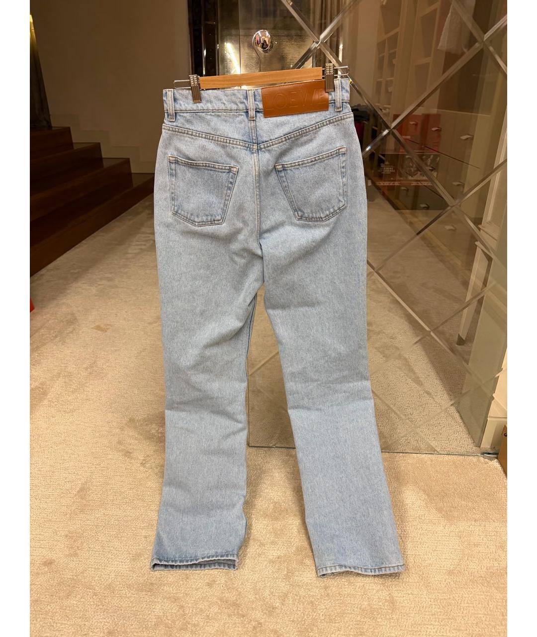 LOEWE Голубые джинсы слим, фото 3