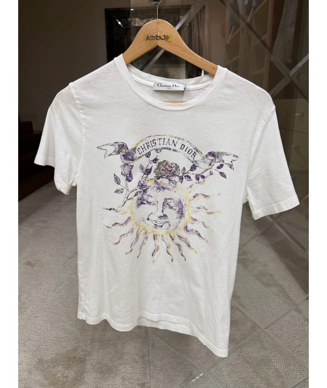 CHRISTIAN DIOR Белая футболка, фото 3