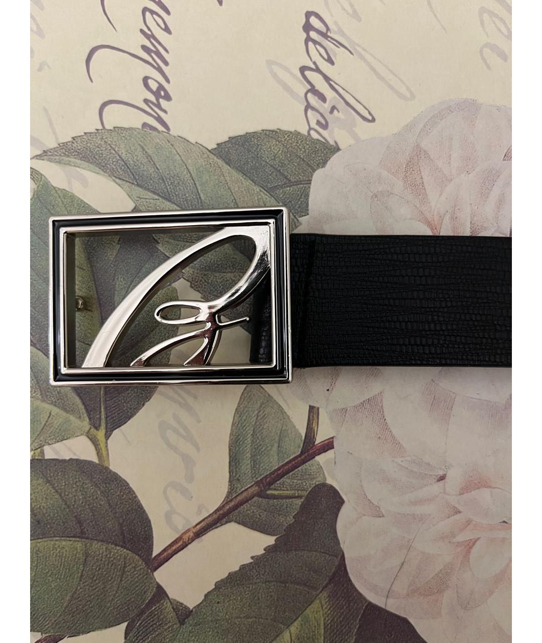 BRIONI Черный кожаный ремень, фото 2