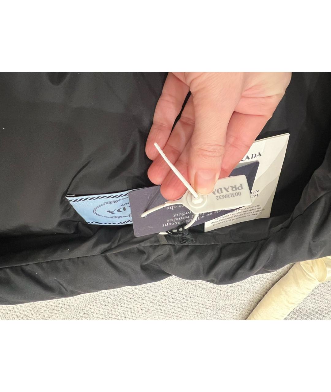 PRADA Черный пуховик, фото 4
