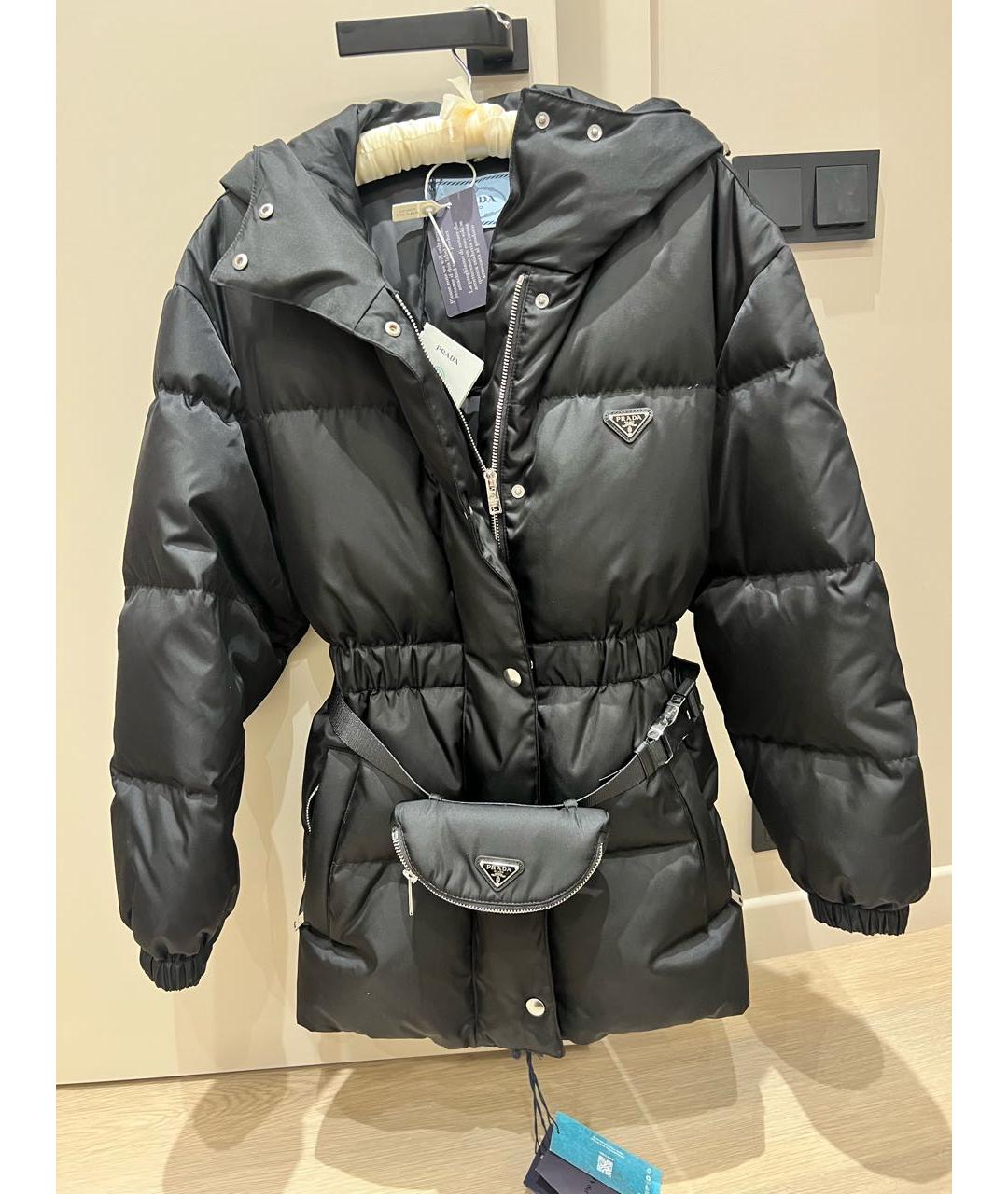 PRADA Черный пуховик, фото 9