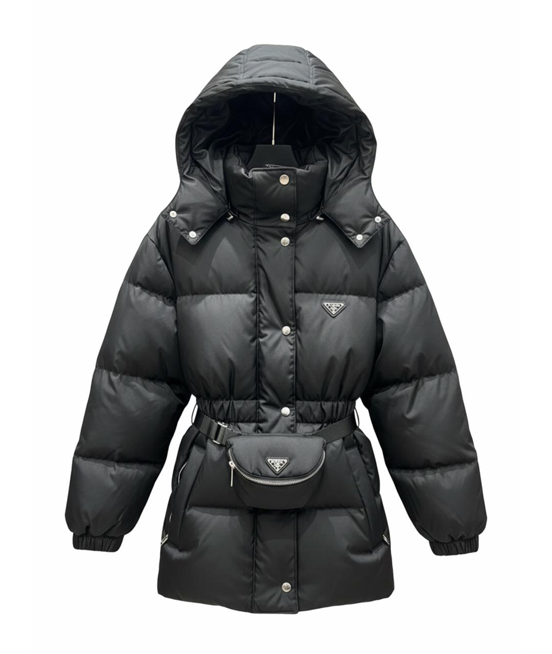 PRADA Черный пуховик, фото 1