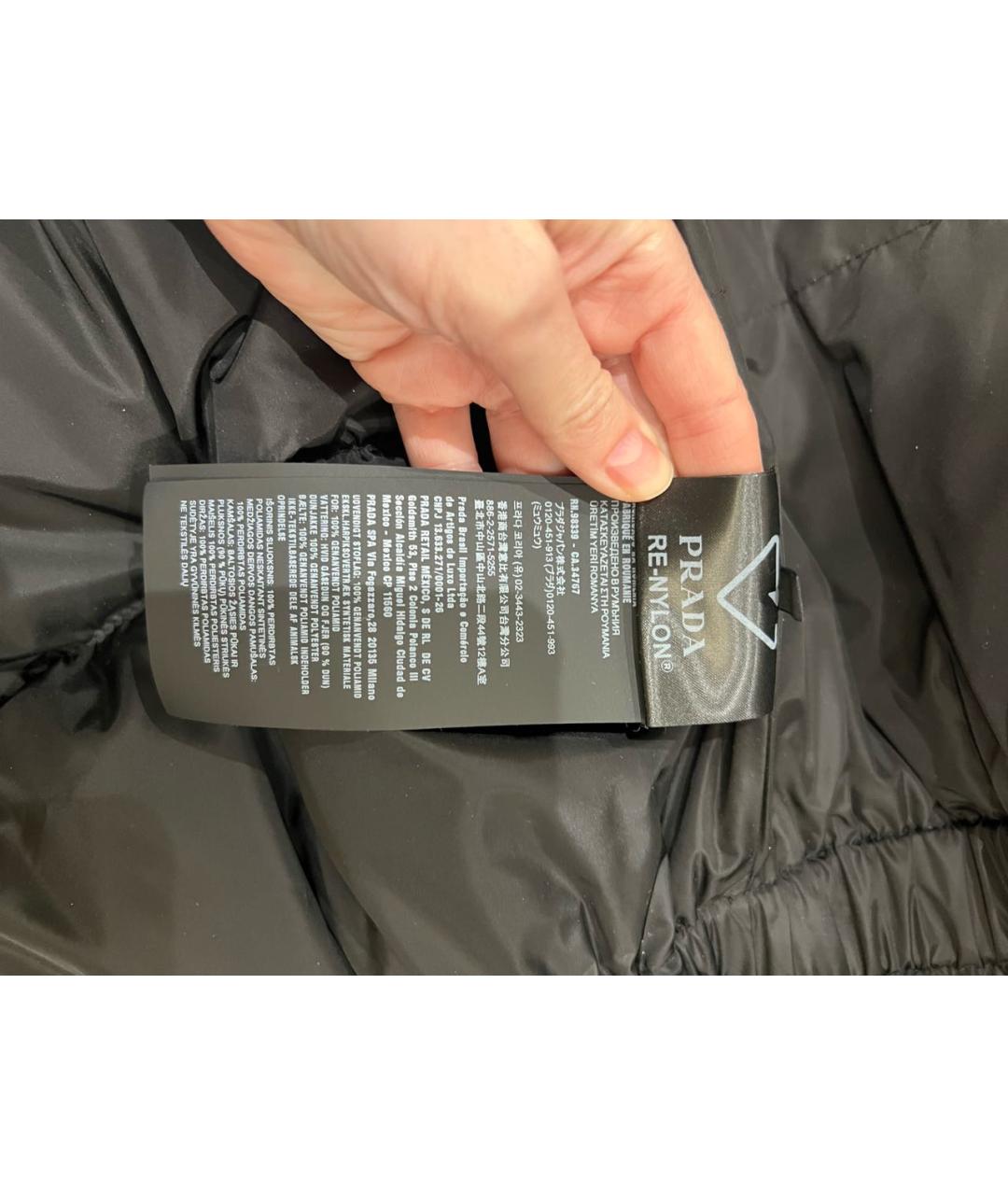 PRADA Черный пуховик, фото 8