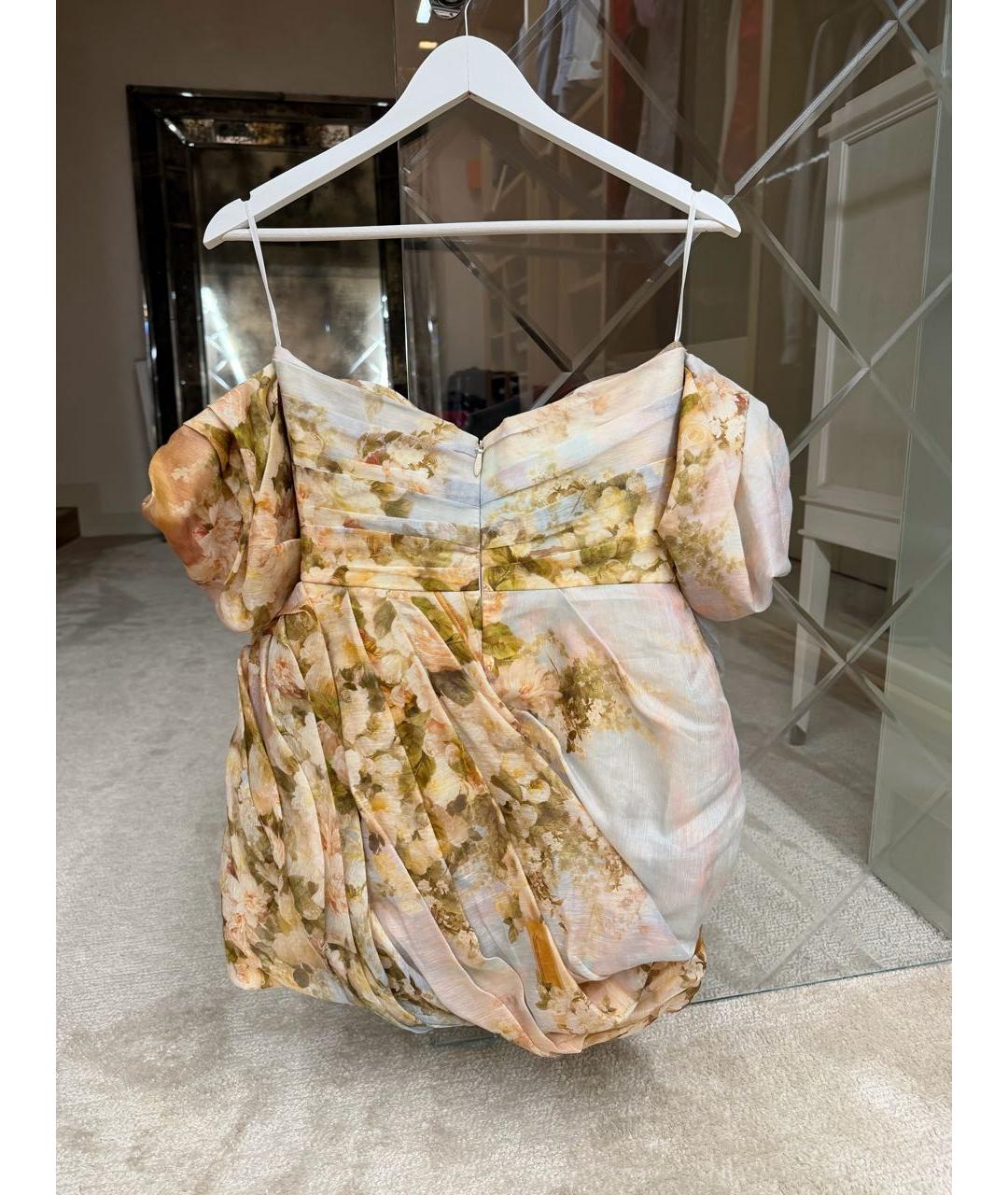 ZIMMERMANN Бежевое коктейльное платье, фото 2