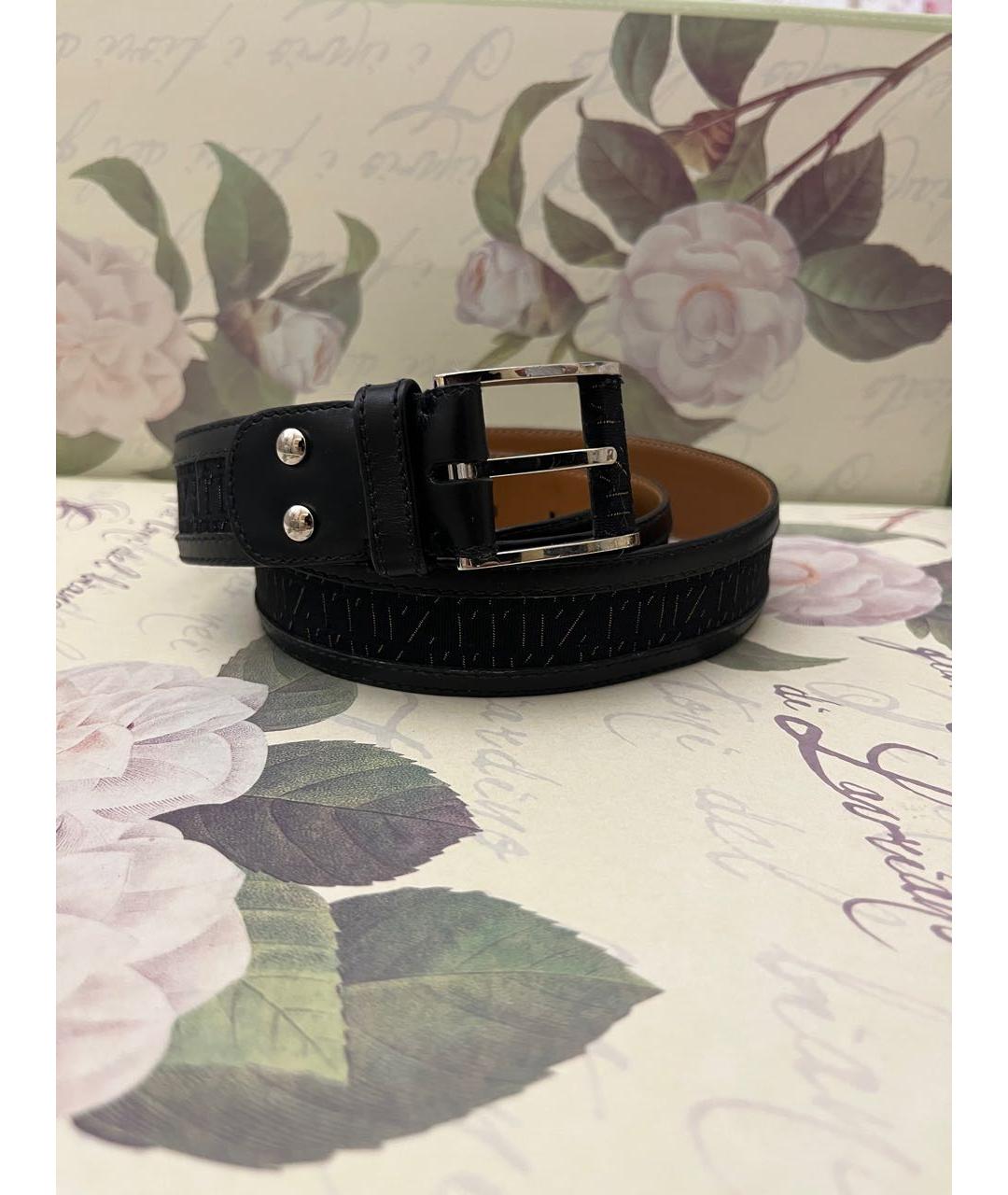 ZILLI Черный кожаный ремень, фото 4