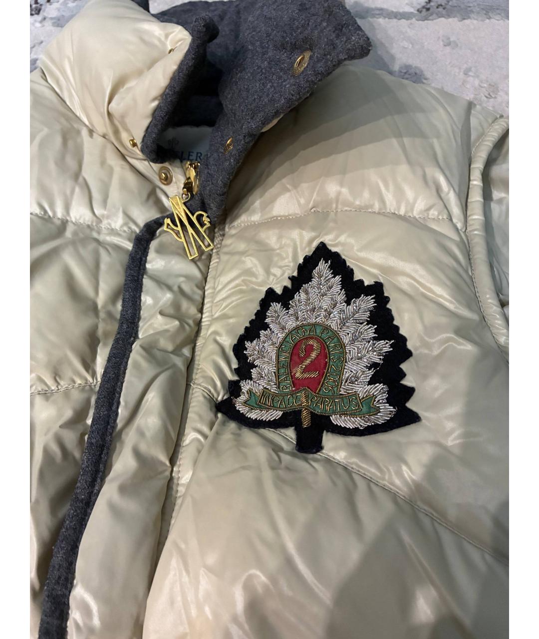 MONCLER Белый жилет, фото 3