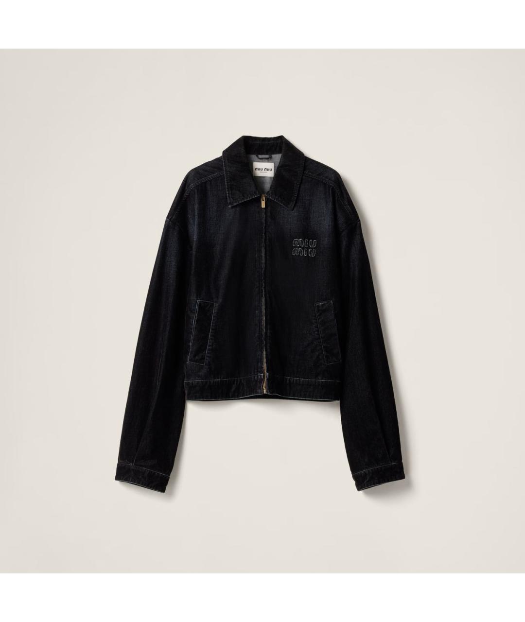 MIU MIU Черная хлопковая куртка, фото 9