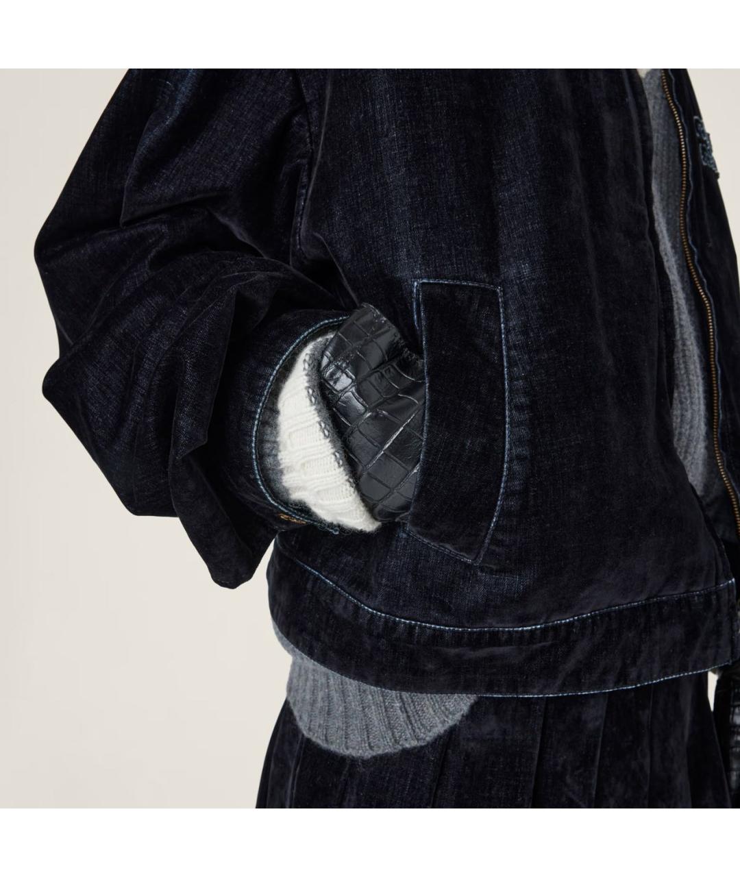 MIU MIU Черная хлопковая куртка, фото 5