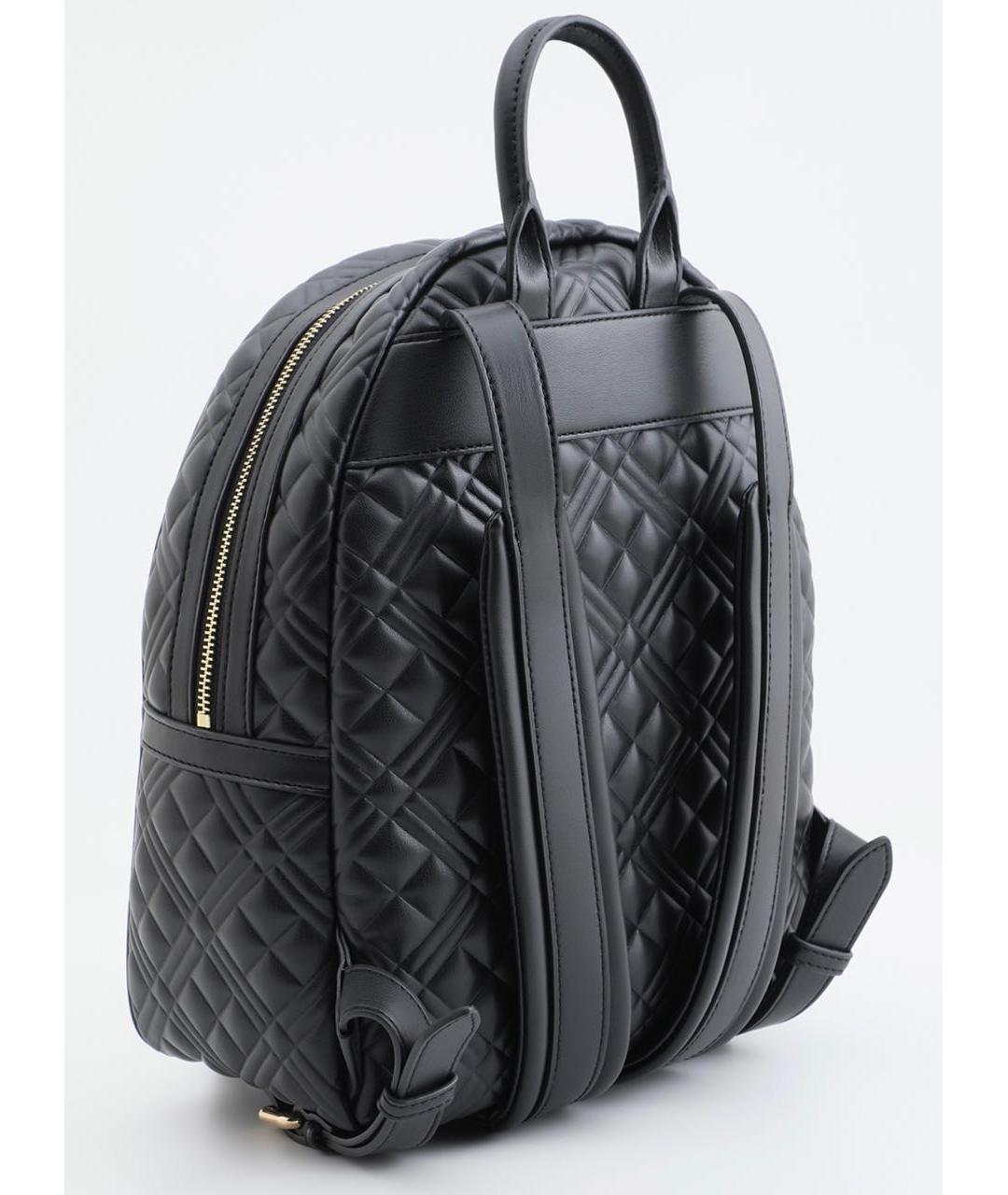 LOVE MOSCHINO Черный рюкзак из искусственной кожи, фото 2