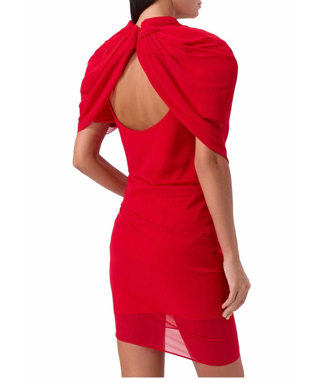 JACQUEMUS Красное коктейльное платье, фото 3