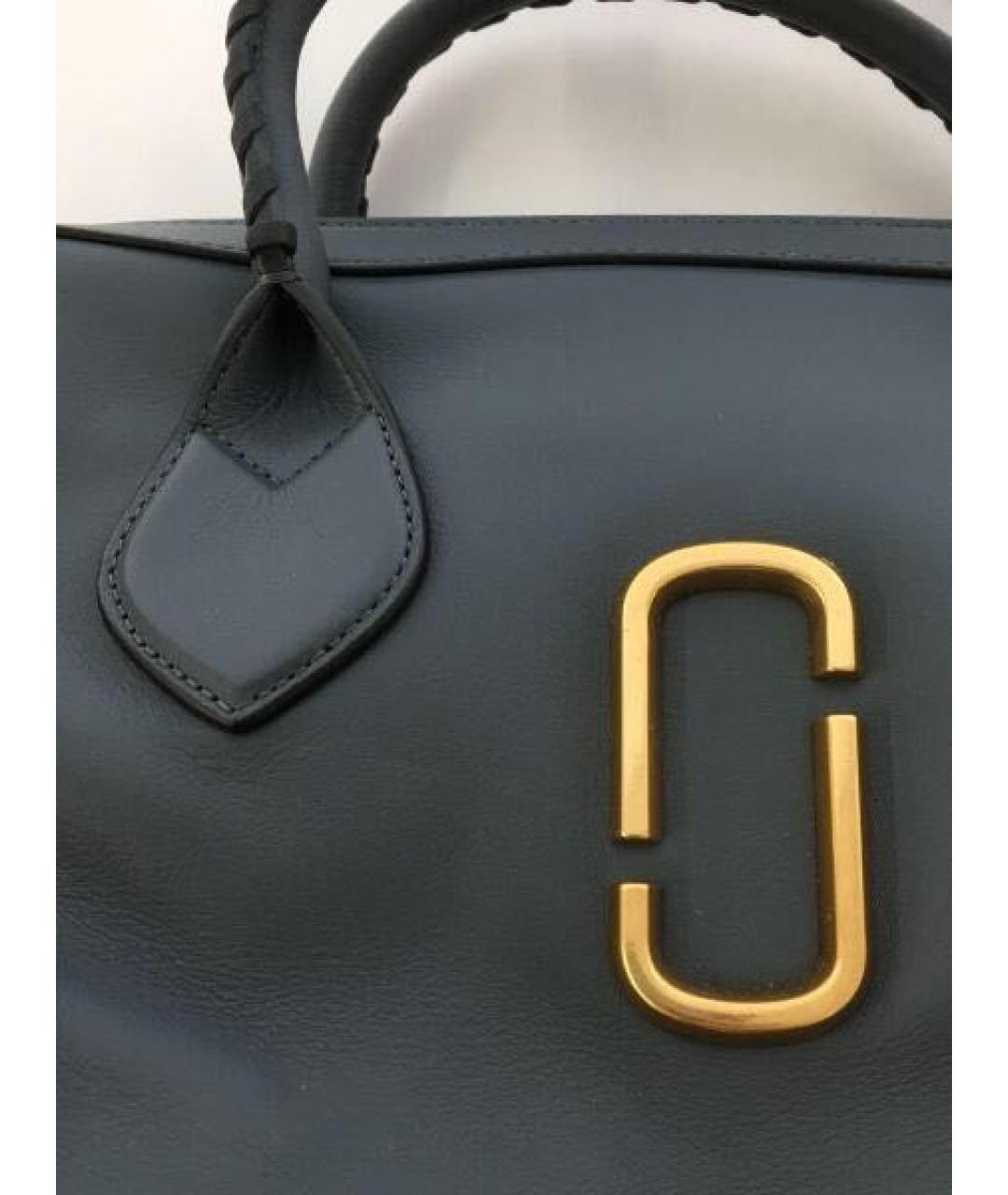 MARC JACOBS Черная кожаная сумка с короткими ручками, фото 7