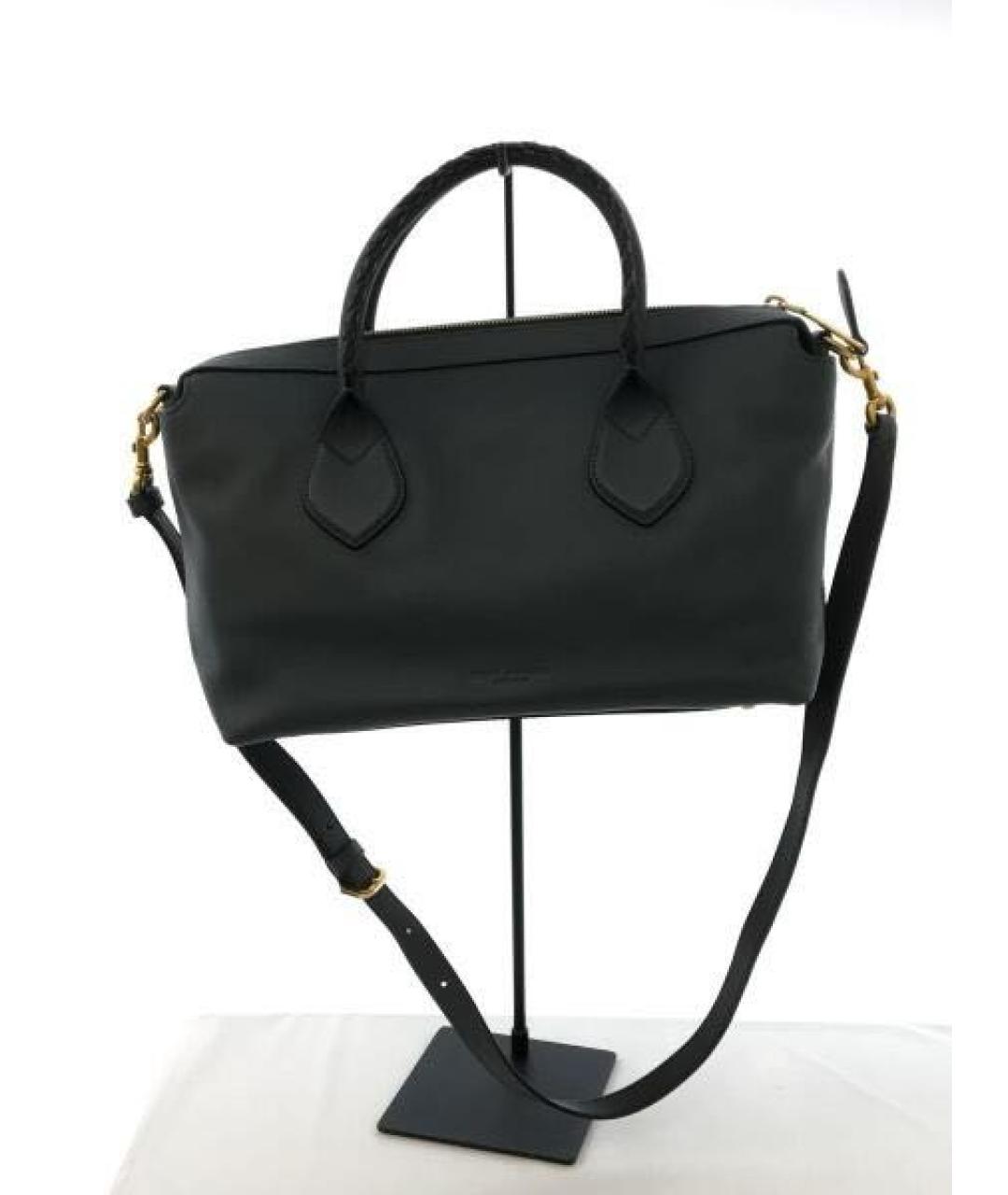 MARC JACOBS Черная кожаная сумка с короткими ручками, фото 3