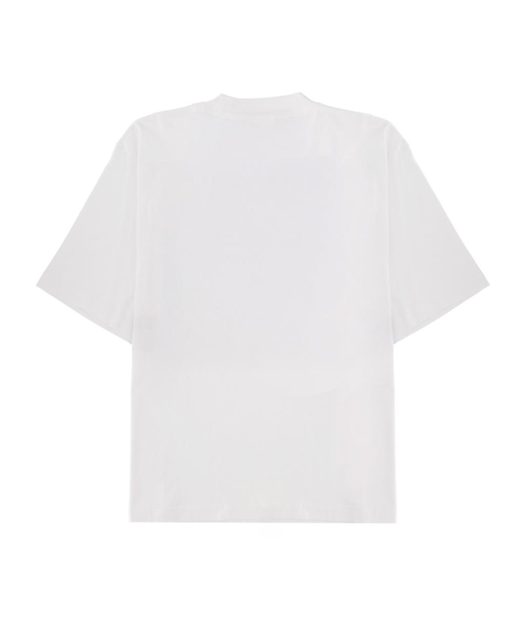 MARNI Белая хлопковая футболка, фото 2