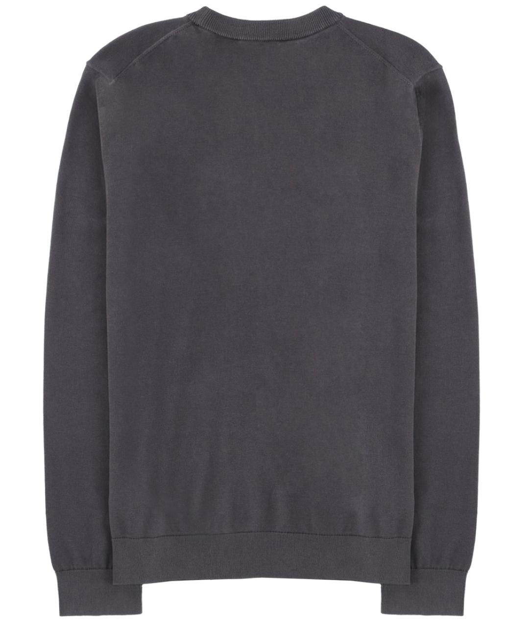 PS BY PAUL SMITH Серый хлопковый джемпер / свитер, фото 2