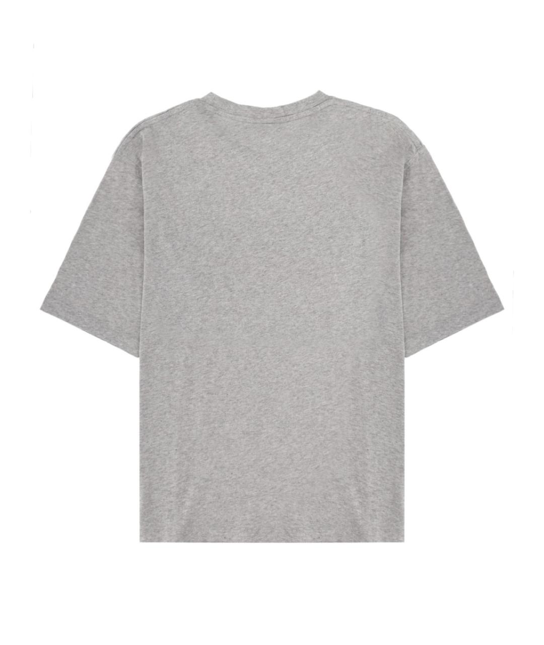 DSQUARED2 Серая хлопковая футболка, фото 2