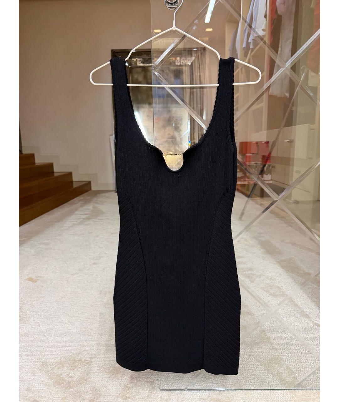 JACQUEMUS Черное коктейльное платье, фото 4