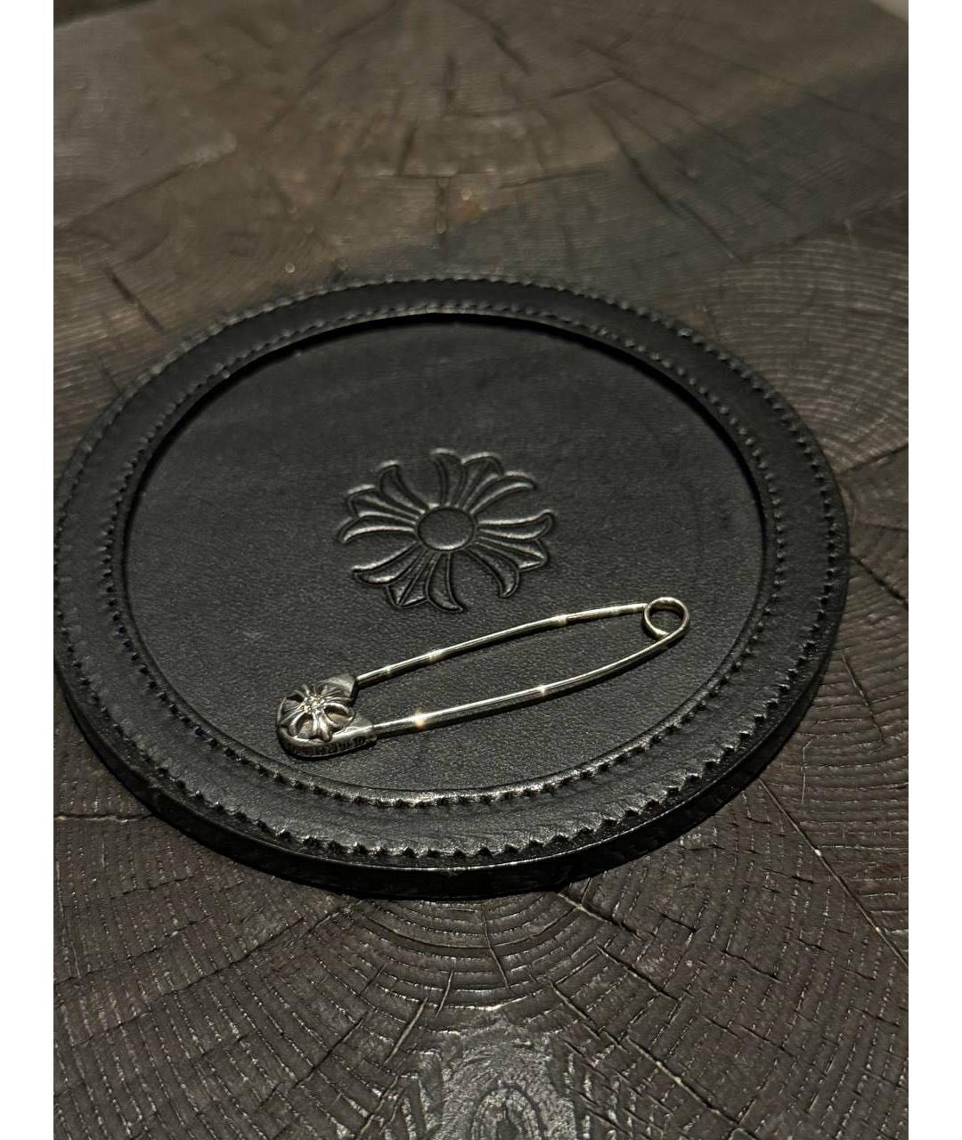 CHROME HEARTS Серебряная серебряная брошь, фото 3