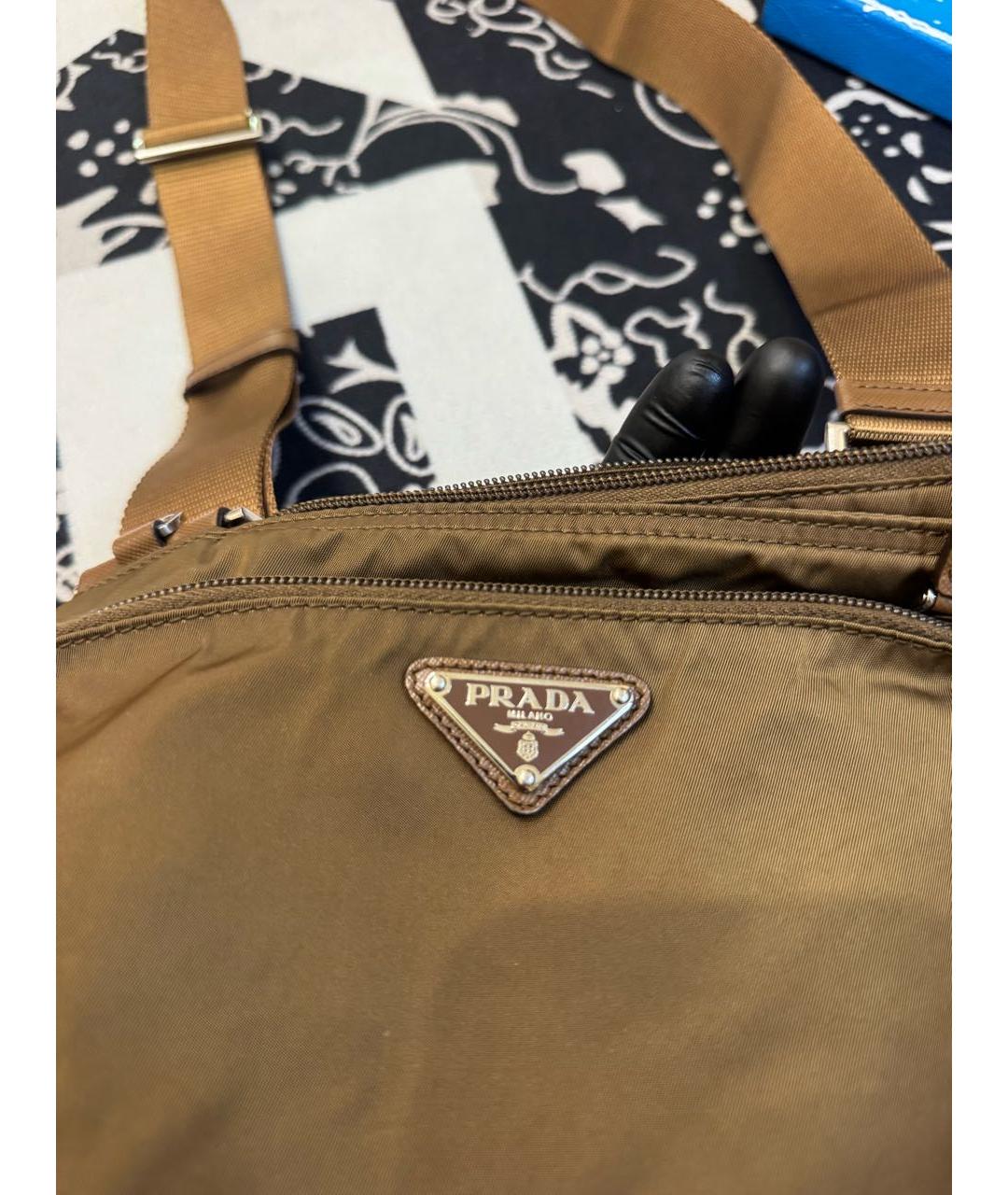 PRADA Коричневая сумка на плечо, фото 2