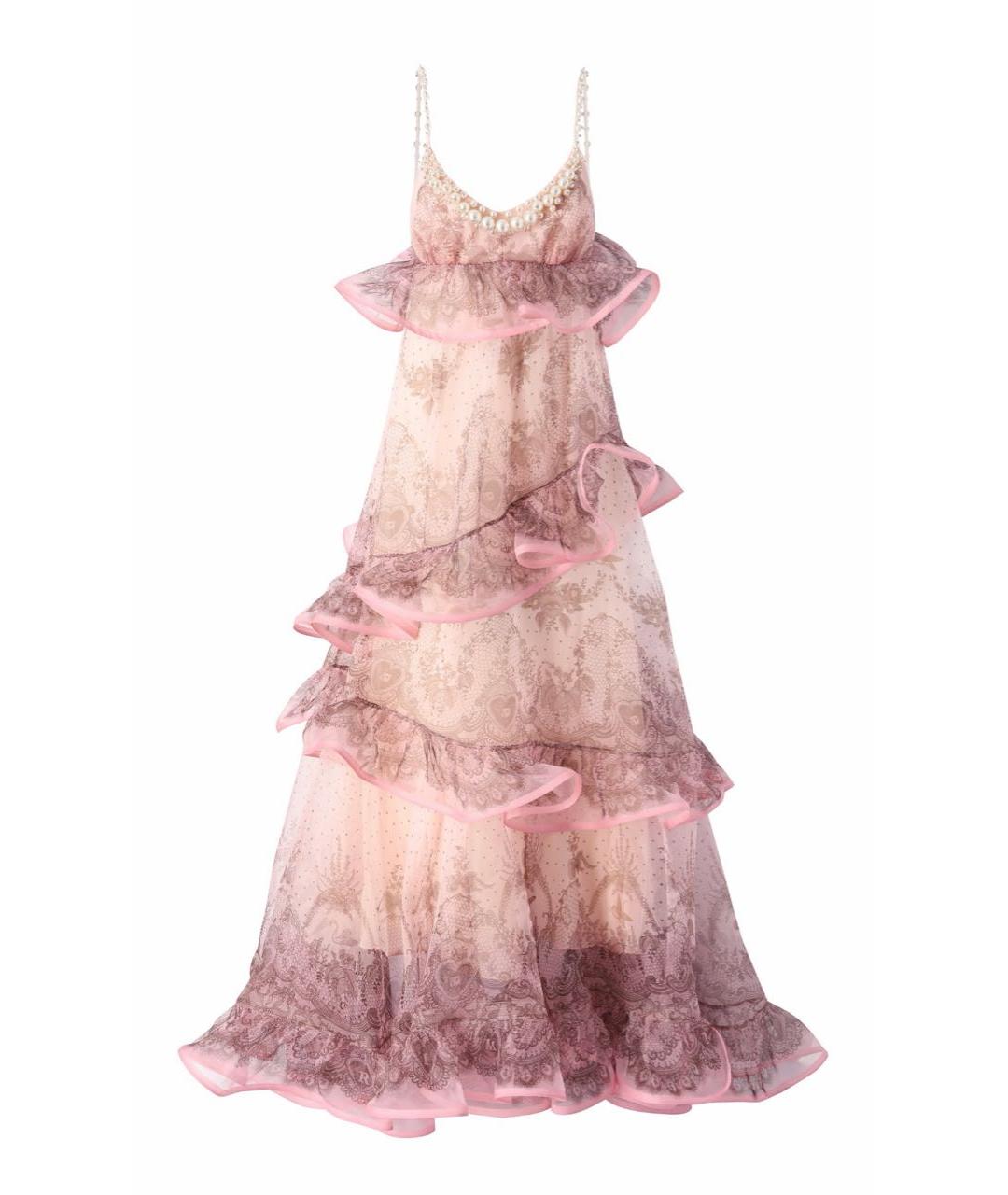 ZIMMERMANN Розовое коктейльное платье, фото 5