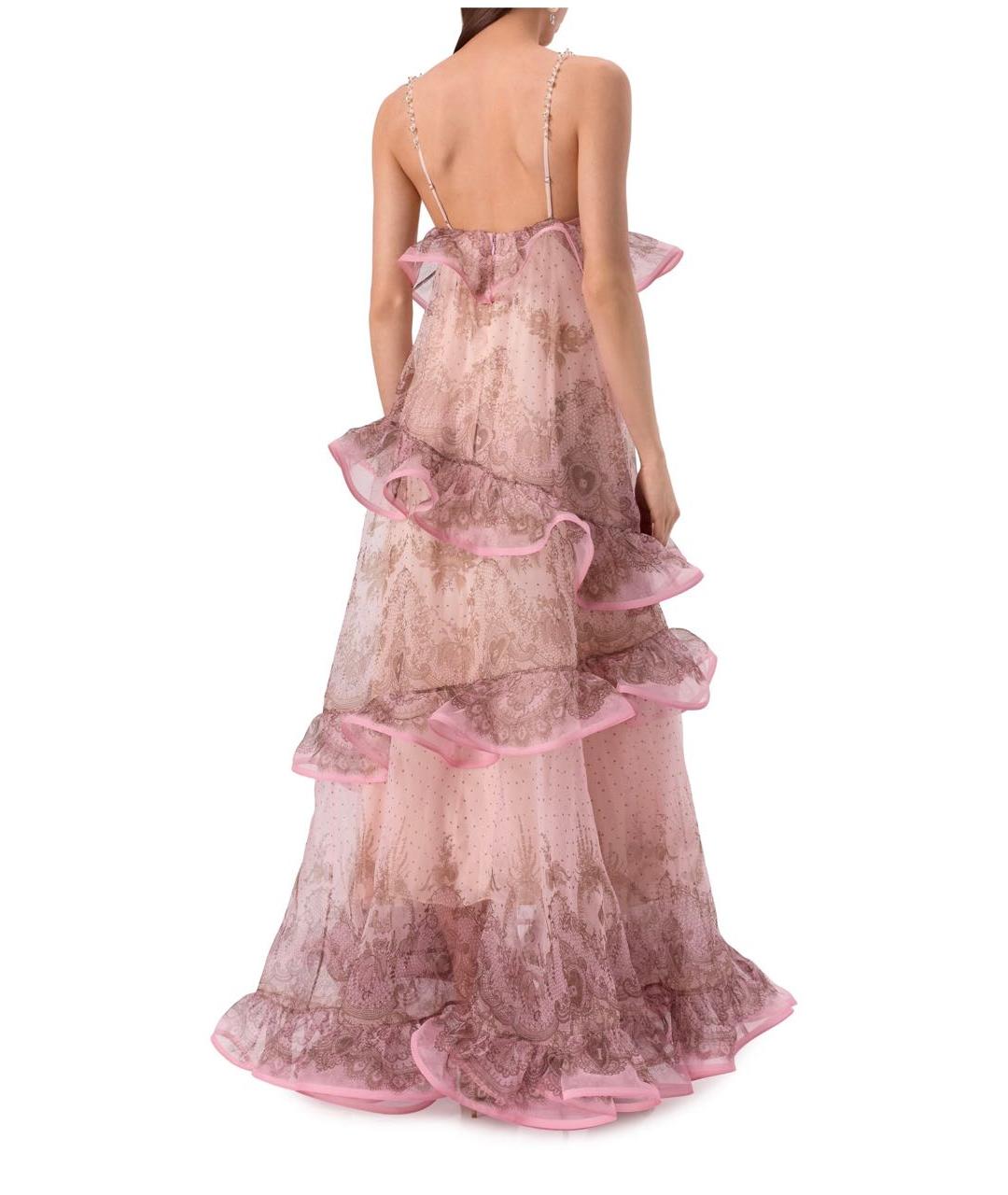 ZIMMERMANN Розовое коктейльное платье, фото 3
