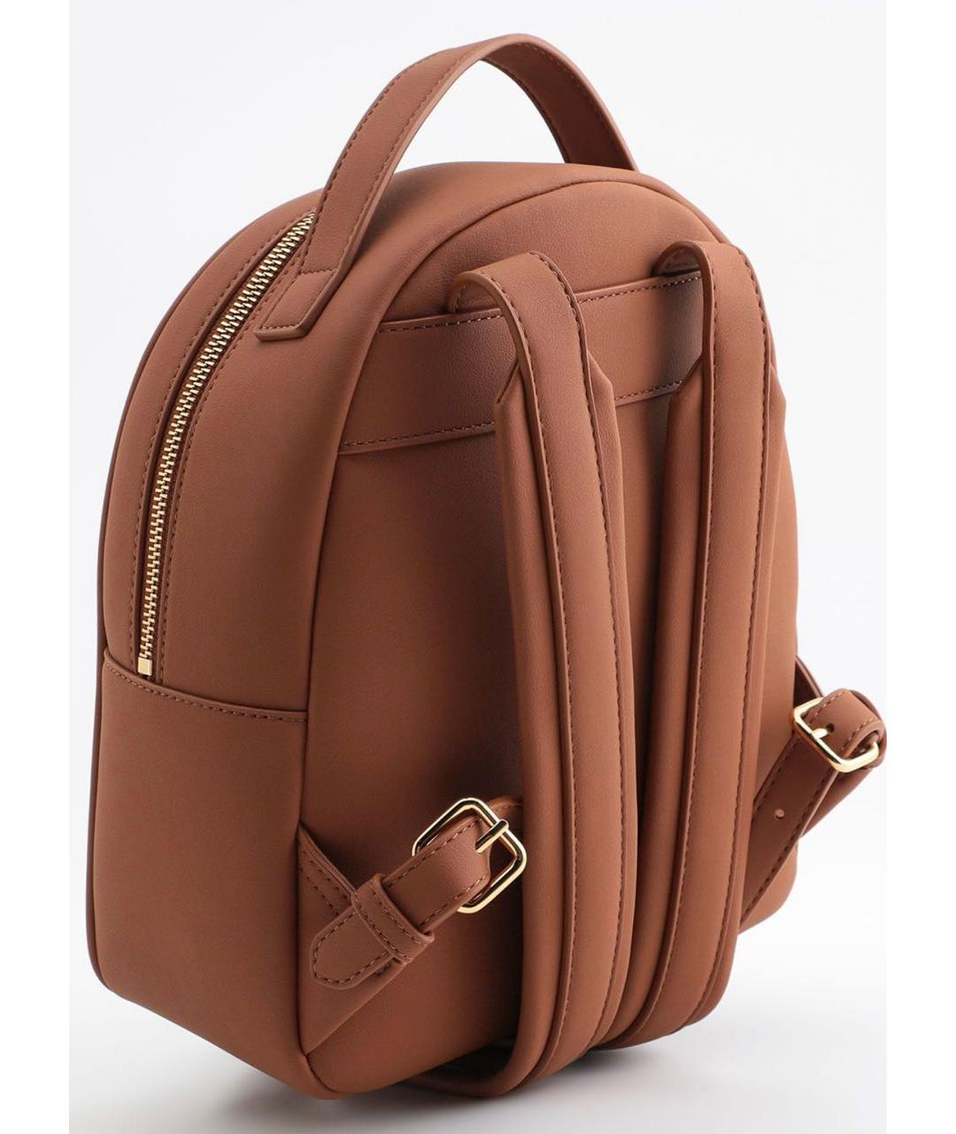 LOVE MOSCHINO Коричневый рюкзак из искусственной кожи, фото 2