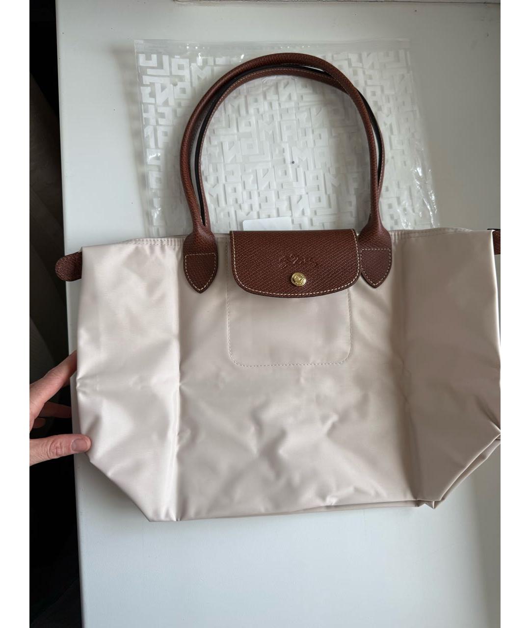 LONGCHAMP Белая сумка тоут, фото 7